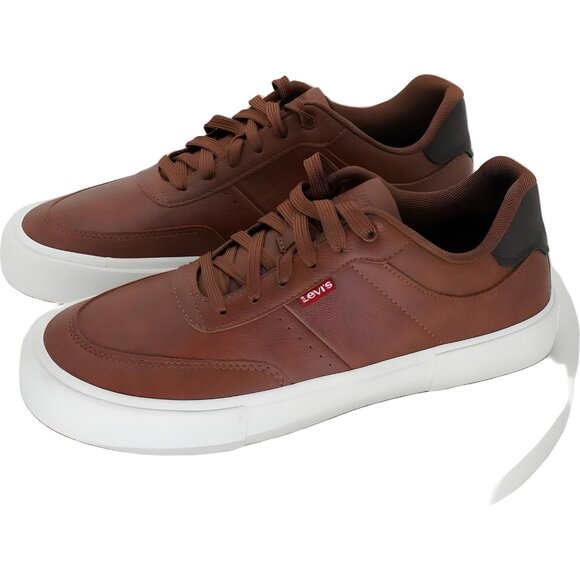 Levi\'s Men\'s Munro Lace-Up Sneakers Brown 9.5M main image 5